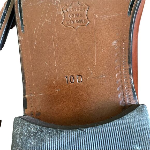 Men\'s Giorgio Brutini Cognac Brown Slip-on Leather  Loafers Size 10D main image 7